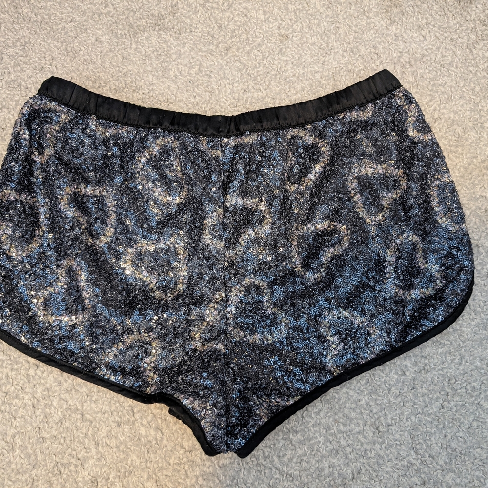 3 For $24 Victoria's Secret Black and Gold Lounge Shorts - Picture 6 of 6